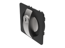 Drehriegelverschluss mit quadratischer Griffschale