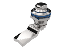 Drehriegelverschluss mit Hygienic Design aus Edelstahl 18 mm