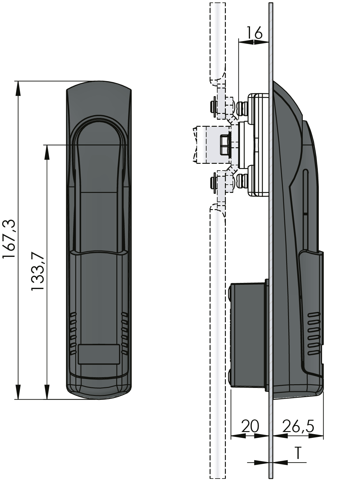 Vision Schwenkhebel Ergonomic Line Vision Schwenkhebel Ergonomic Line