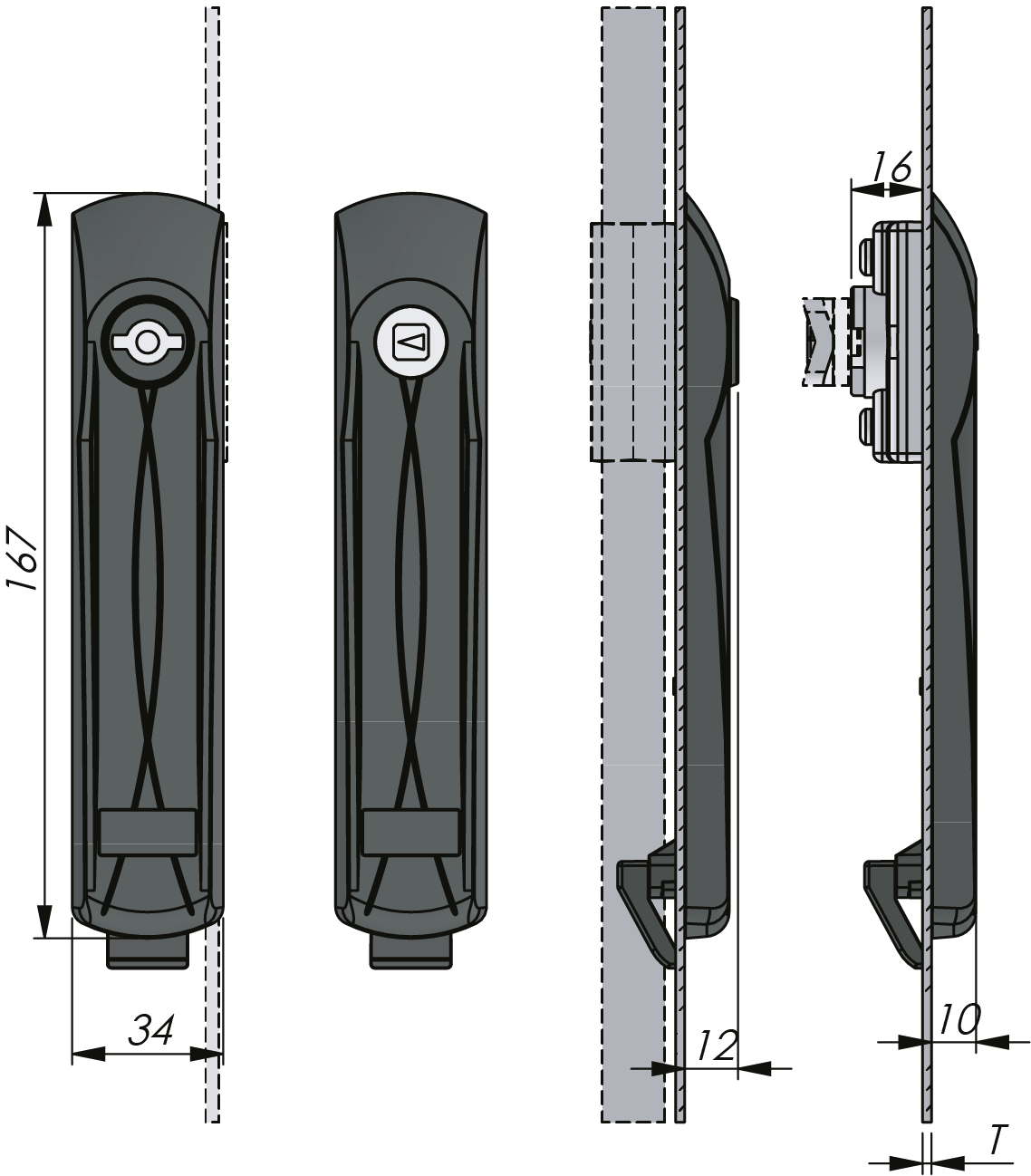 Vision Schlüsselschild