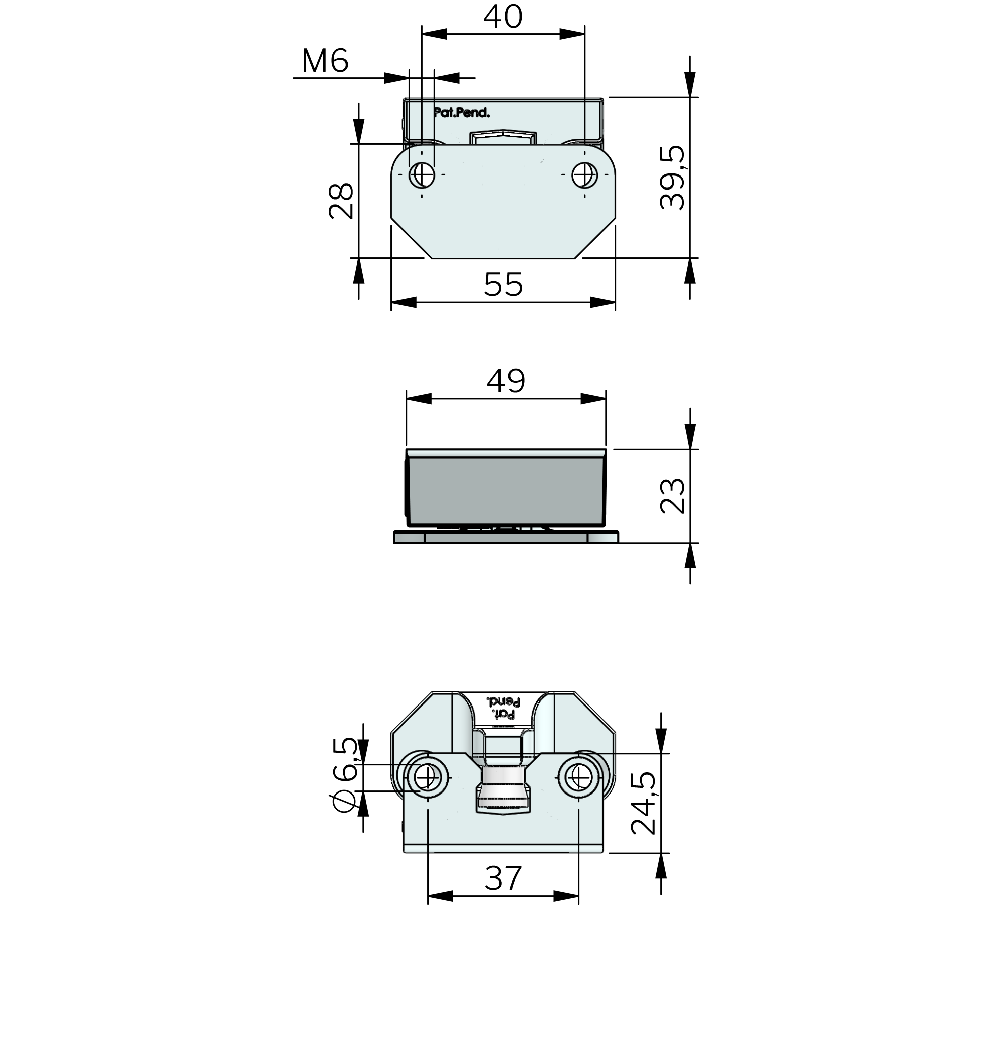 Vision Outside Verriegelungspunkt