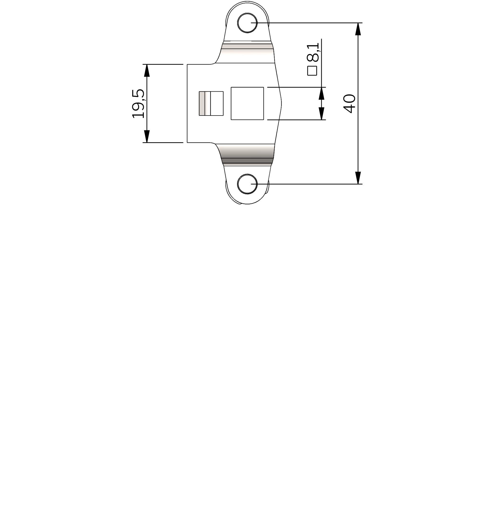 Vision Zweipunktzunge Stahl Vision Zweipunktzunge Stahl