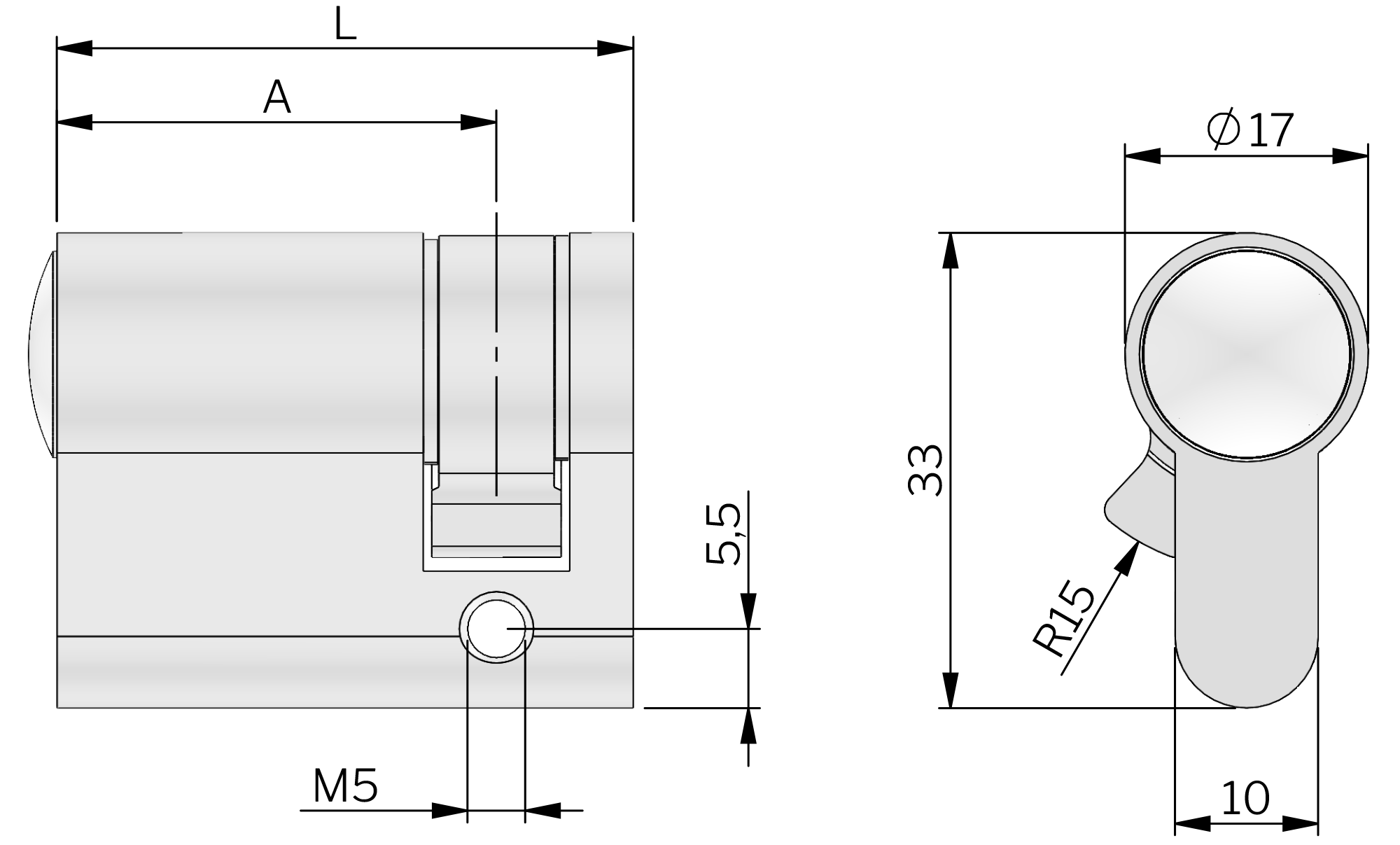 Vision Profil-Halbzylinder Vision Profil-Halbzylinder