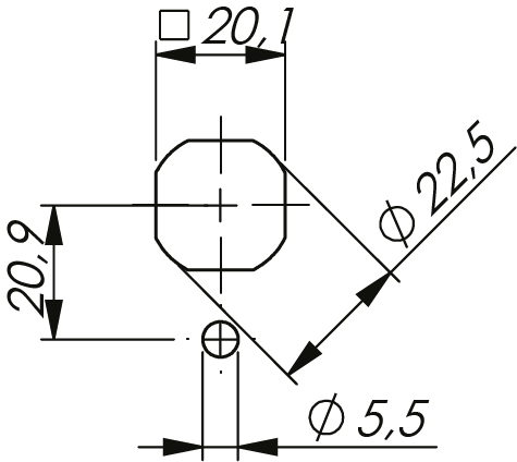 Drehriegelverschluss mit L-Griff Drehriegelverschluss mit L-Griff
