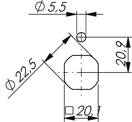 Drehriegelverschluss mit Knebel-Griff Drehriegelverschluss mit Knebel-Griff