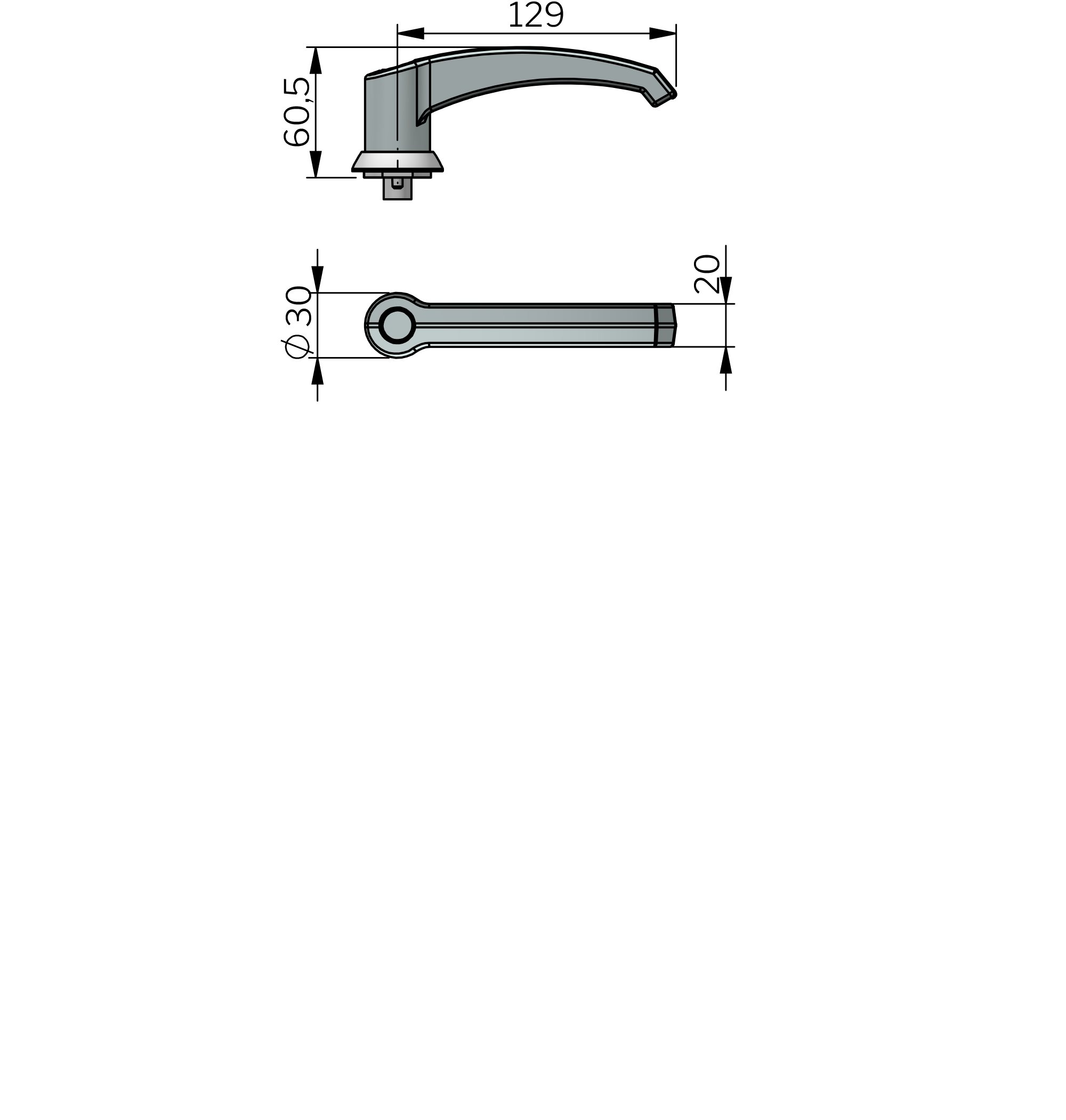 Klima-flex 1 mit säurefestem Griff