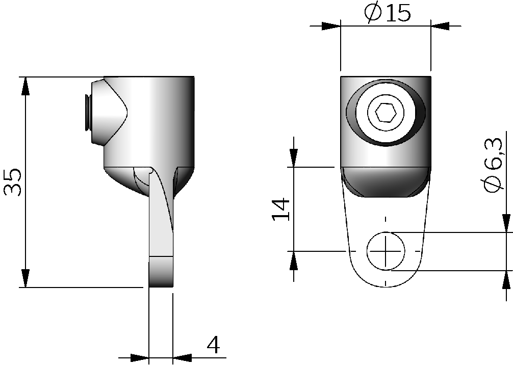 Stangenadapter Stangenadapter