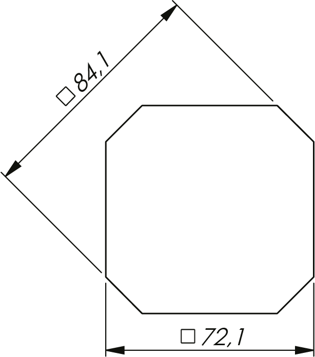 Drehriegelverschluss mit runder Griffschale Drehriegelverschluss mit runder Griffschale