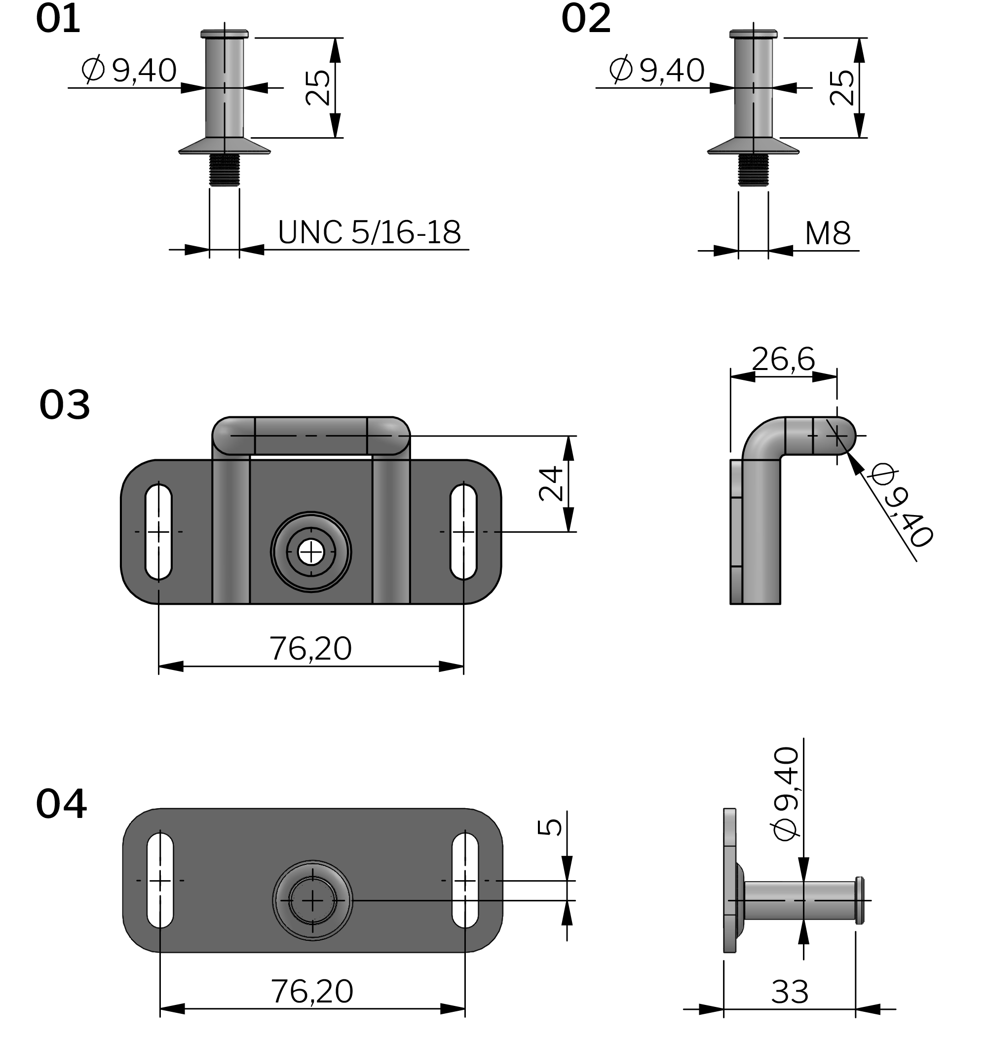 Vector Rotary Latch - Inline Perpendicular Pull Vector Rotary Latch - Inline Perpendicular Pull