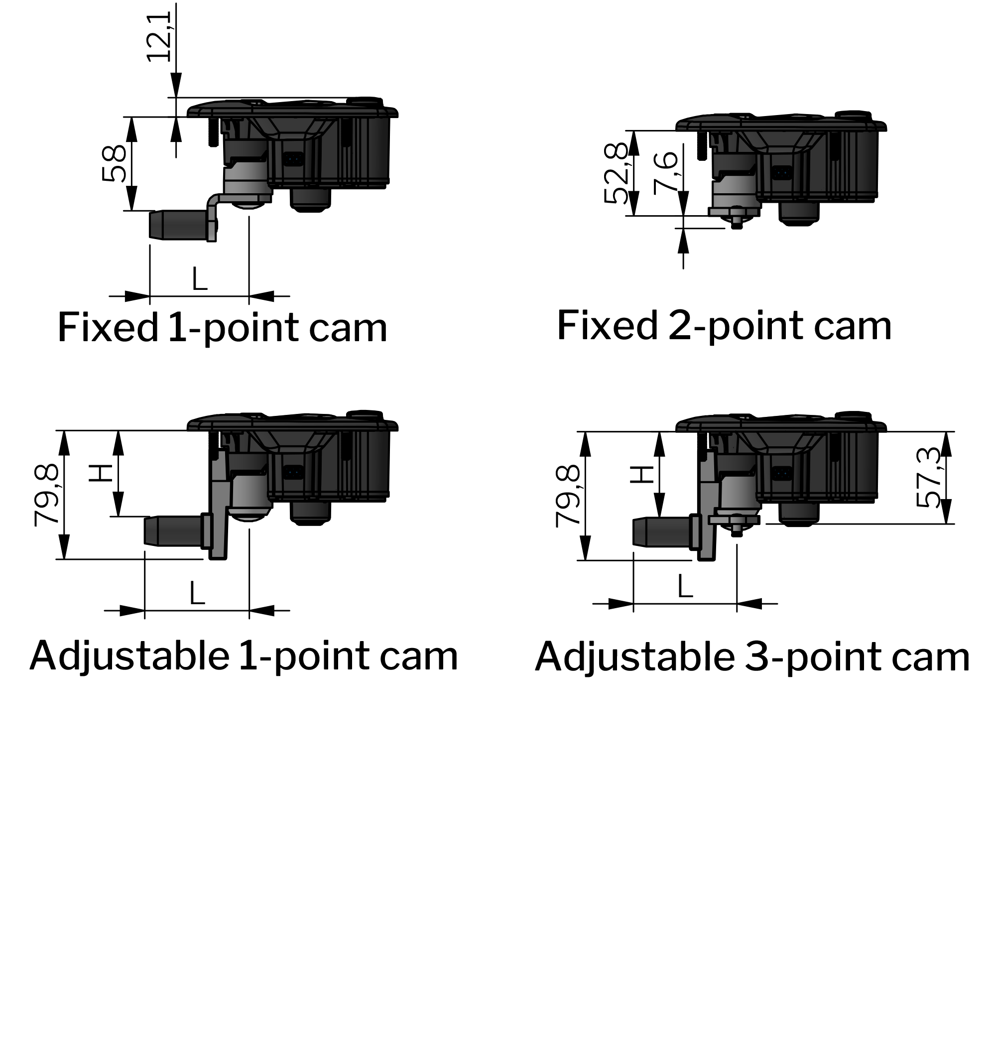 Vector 3 Central Locking T-handle Vector 3 Central Locking T-handle