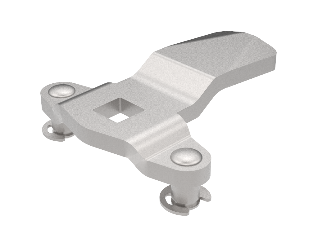 Vision Dreipunktzungen Stahl