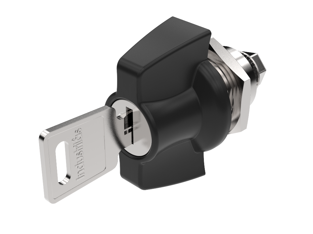 Drehriegelverschluss mit Knebel-Griff 18 mm Drehriegelverschluss mit Knebel-Griff 18 mm