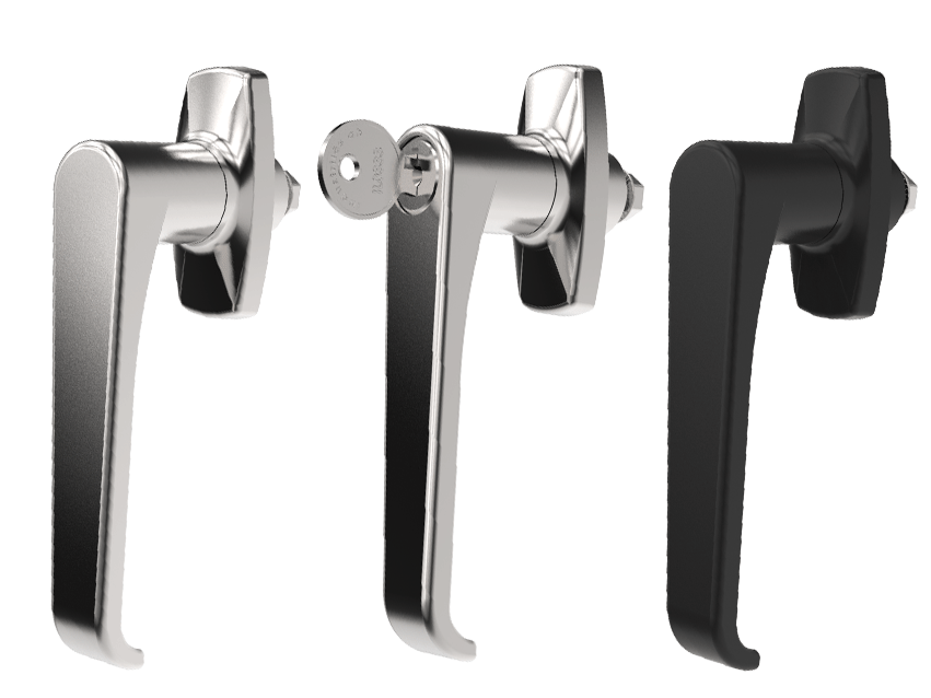 Drehriegelverschluss mit L-Griff Drehriegelverschluss mit L-Griff