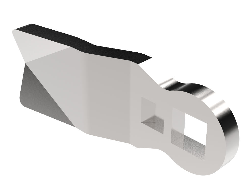 Zungen Classic mit Anschlag für 1-Punkt-Verriegelung aus Stahl