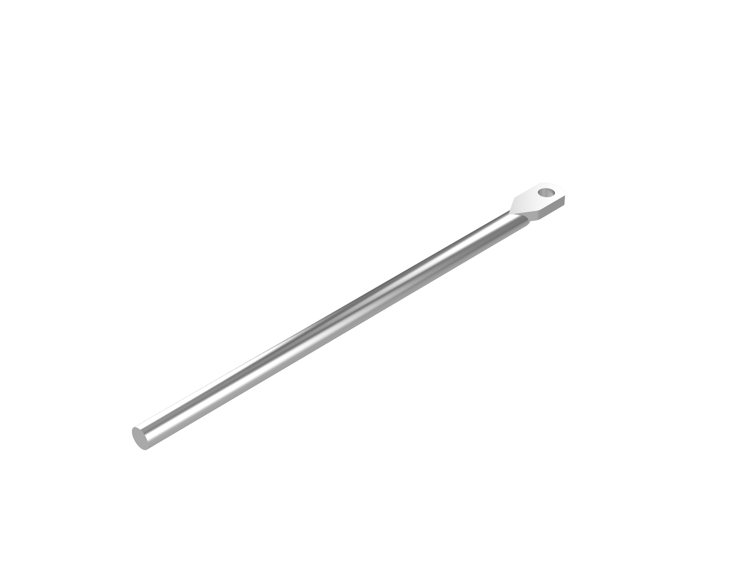 Rundstangen mit abgeflachtem Ende (P) aus Stahl